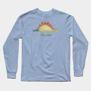 Stegosaurus Dinosaur Long Sleeve T-Shirt